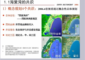 三亚海棠湾分区城市规划设计ppt方案