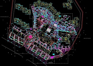 榆次城市艺术详细规划cad方案