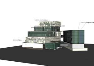 金华文化艺术中心详细多层建筑设计jpg方案