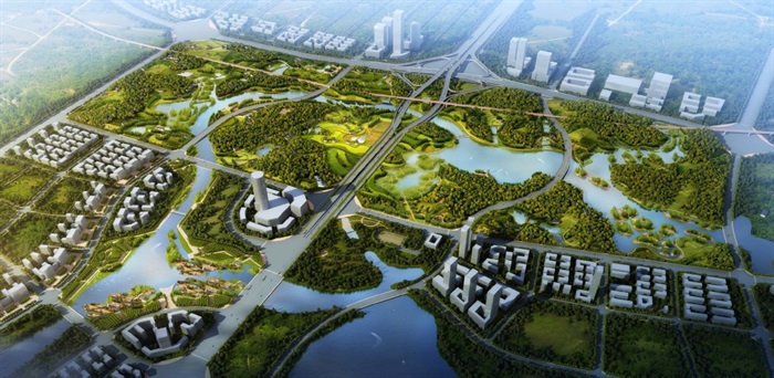 成都鹿溪河湿地概念规划设计方案高清文本(2)