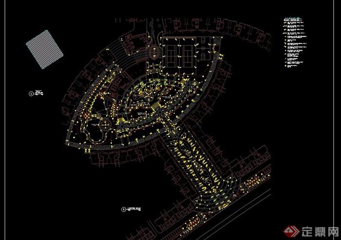 重庆龙湖花园住宅小区设计cad方案