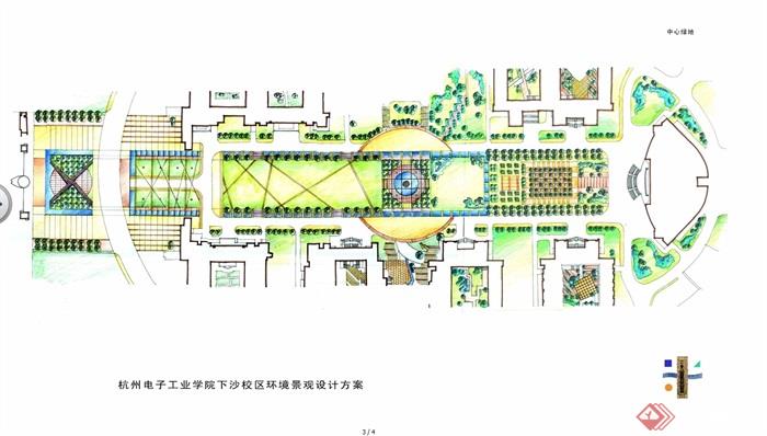 新疆华春文化广场cad方案及3d模型