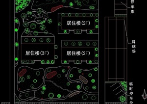 日式小游园设计cad方案