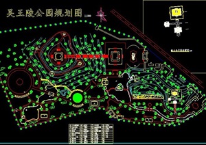 吴王陵规划总平面图