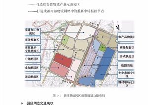 某新津商贸物流园城市概念性规划设计pdf方案