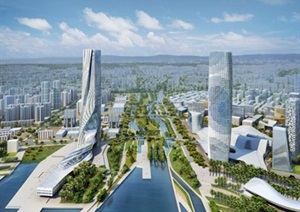 深圳前海城市规划设计jpg、pdf方案