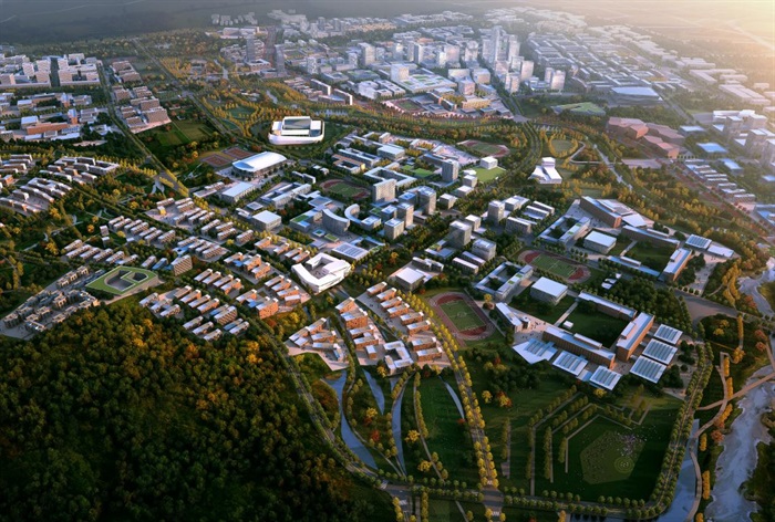 广州教育城总体城市及景观设计jpg方案