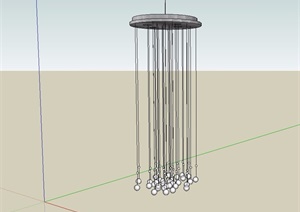 现代独特吊灯素材设计SU(草图大师)模型