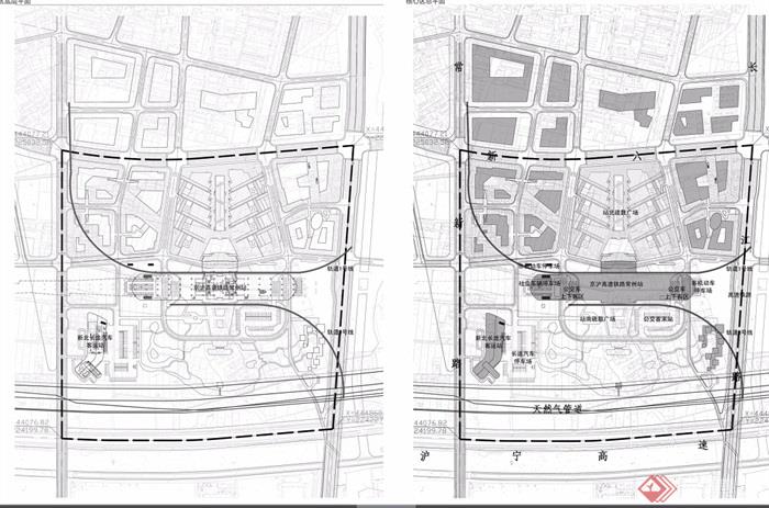 某高速铁路常州站核心区修建性详细规划jpg方案