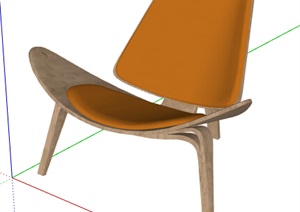 现代简约椅子素材设计SU(草图大师)模型