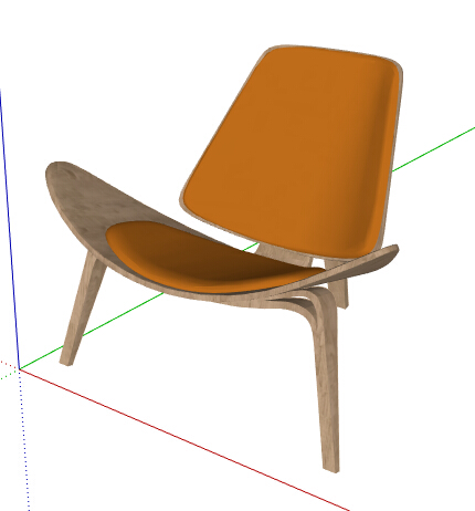 现代简约椅子素材设计su模型