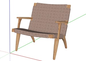 现代独特座椅设计SU(草图大师)模型