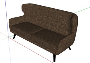 某室内装饰沙发素材设计SU(草图大师)模型