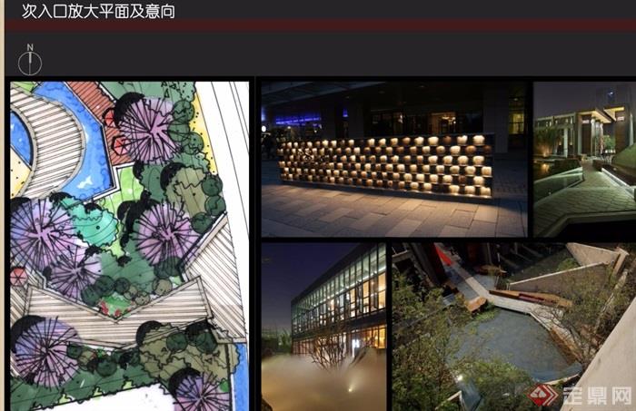 某河孔雀城酒店详细景观设计pdf方案深化设计