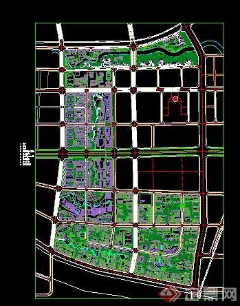 城市整体规划设计平面图