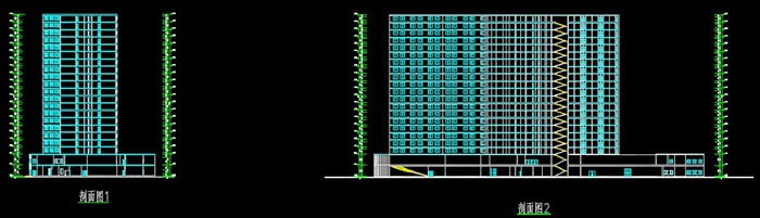 二十一层酒店建筑方案图(含CAD图+PSD效果图+su模型+排版JPG）-约53400平(8)