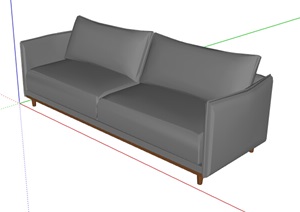 现代室内沙发素材SU(草图大师)模型