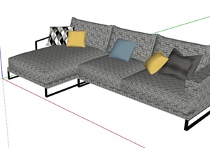 某室内装饰沙发设计SU(草图大师)模型