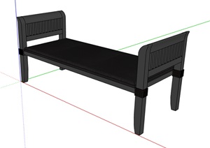 某室内坐凳素材设计SU(草图大师)模型