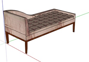 某简欧风格详细的室内沙发设计SU(草图大师)模型