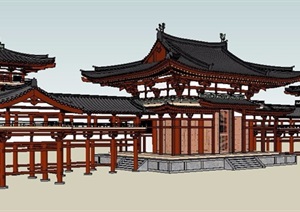 古典中式阁楼古建设计SU(草图大师)模型