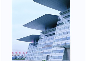 东莞国际会展中心多层详细建筑设计cad方案