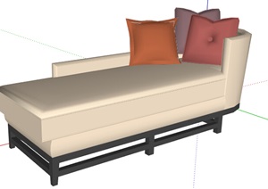 现代室内沙发详细素材设计SU(草图大师)模型