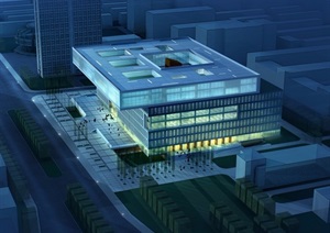 南开大学图书馆详细建筑jpg方案