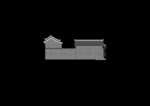 北方传统民居住宅楼设计SU(草图大师)模型