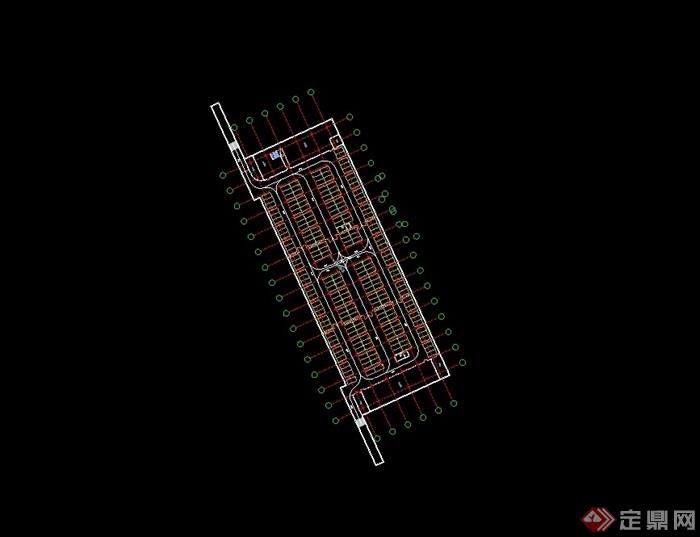 东莞市民中心工人文化宫建筑设计cad方案及效果图