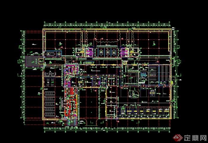 Bosch厂房多层建筑设计cad施工图