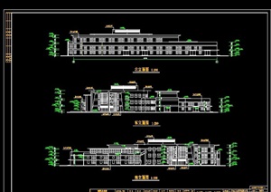 宁波印务办公建筑设计cad施工及方案图
