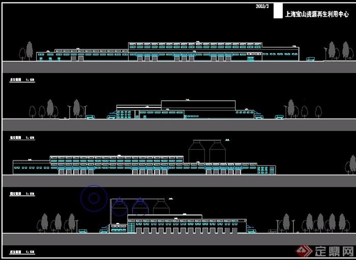 宝山厂房详细建筑设计cad方案图
