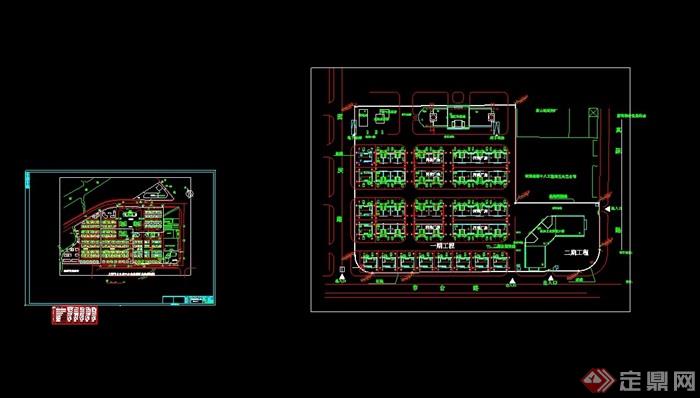 宝山厂房详细建筑设计cad方案图