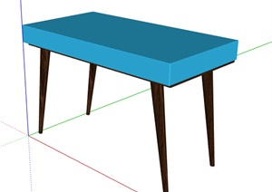 某现代风格室内坐凳素材设计SU(草图大师)模型