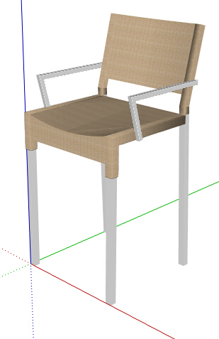 现代椅子素材设计su模型
