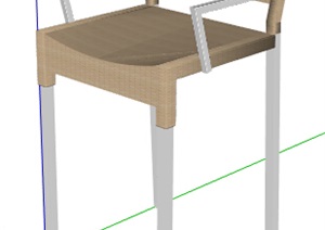 现代椅子素材设计SU(草图大师)模型