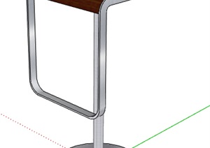 某现代风格坐凳设计SU(草图大师)模型