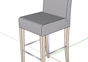 某现代沙发座椅设计SU(草图大师)模型