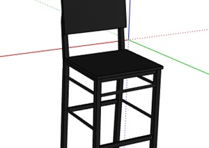 某现代坐凳素材设计SU(草图大师)模型