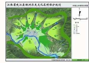 某县湖州村历史文化名村保护规划设计jpg、ppt方案
