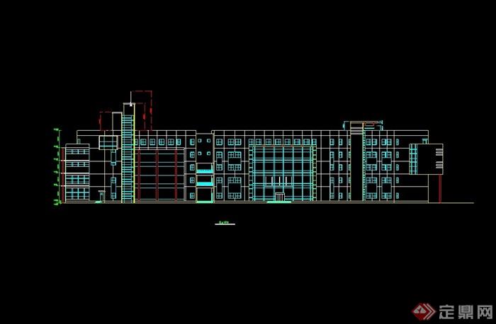 蚌埠烟厂办公建筑设计cad方案