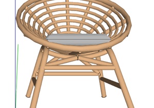 简约室内椅子设计SU(草图大师)模型