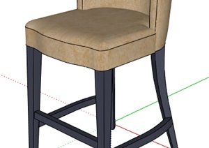 现代风格座椅素材设计SU(草图大师)模型