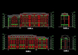 长春亚泰住宅小区建筑设计cad施工图