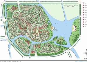 某英国小镇居住区方案设计jpg方案