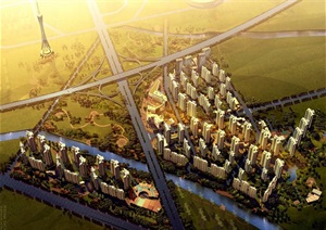 某现代七里河城中村住宅项目改造设计jpg方案
