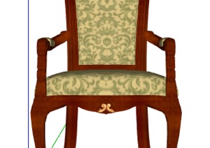 精美欧式座椅设计SU(草图大师)模型