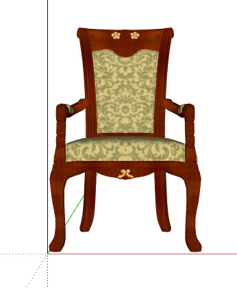 精美欧式座椅设计su模型