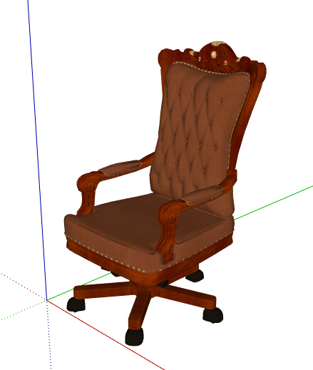 美式风格精美座椅设计su模型